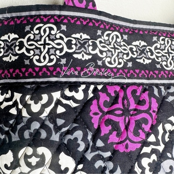 Vera Bradley Holiday Tote Canterbury Magenta - Picture 2 of 6